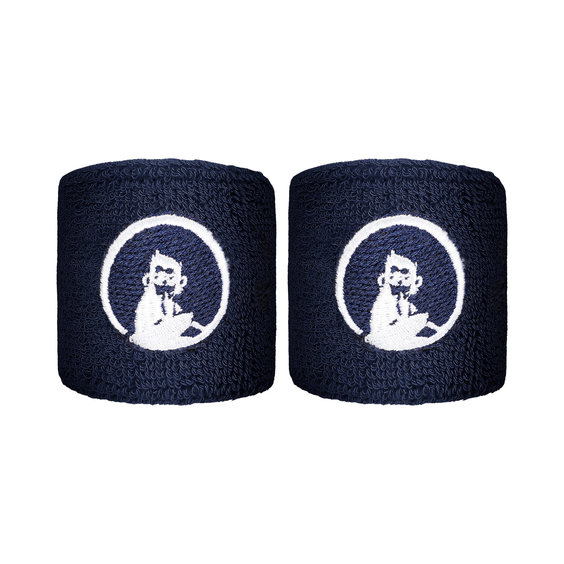 Quiet Please Poignet Pack de 2 unités court - bleu