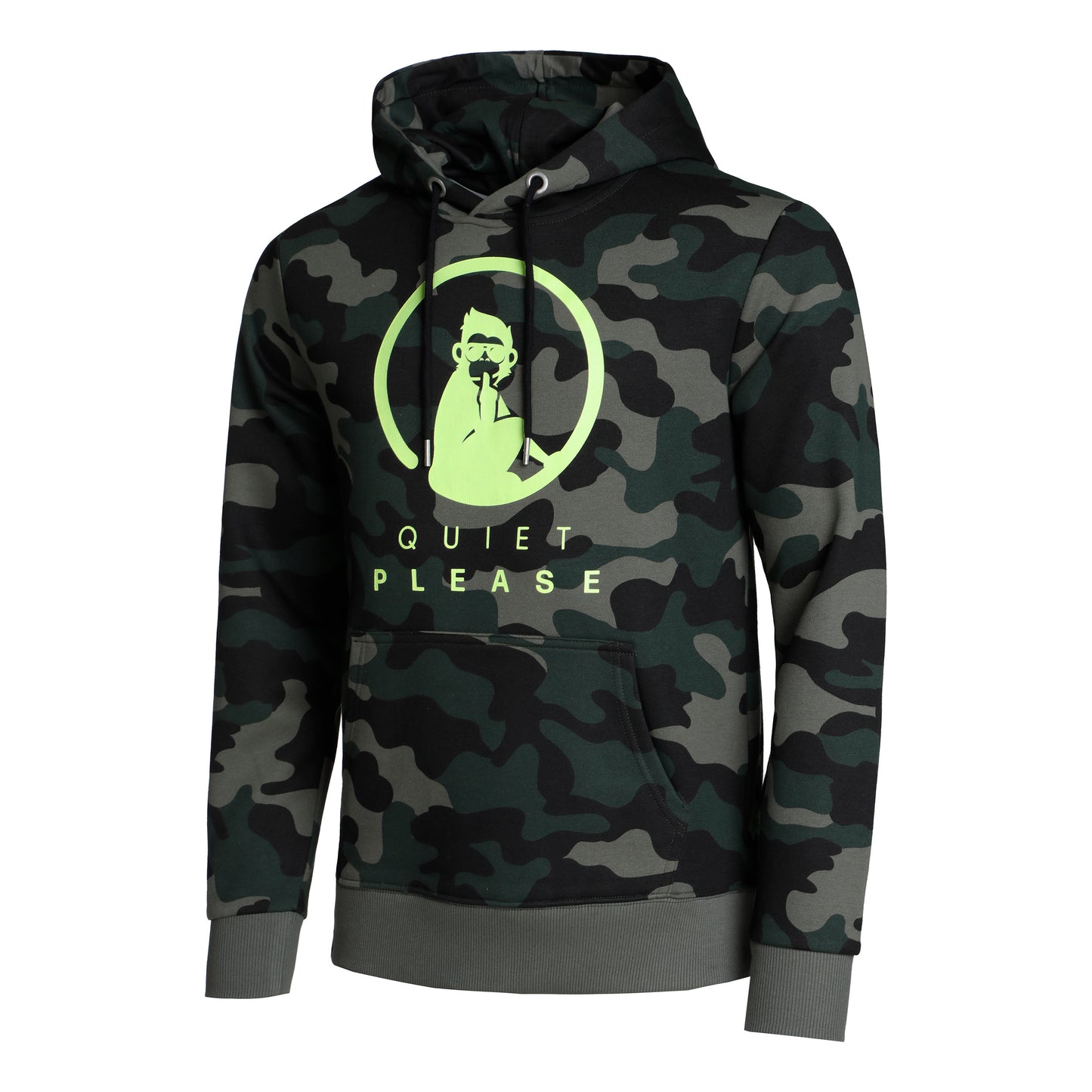 Quiet Please Advantage Logo Sweat à capuche Hommes - kaki, vert olive