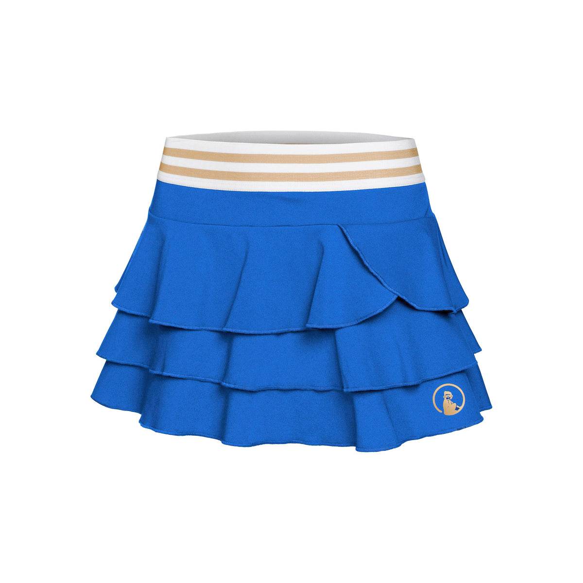 Quiet Please Retro Layering Jupe Femmes - bleu, multicouleur