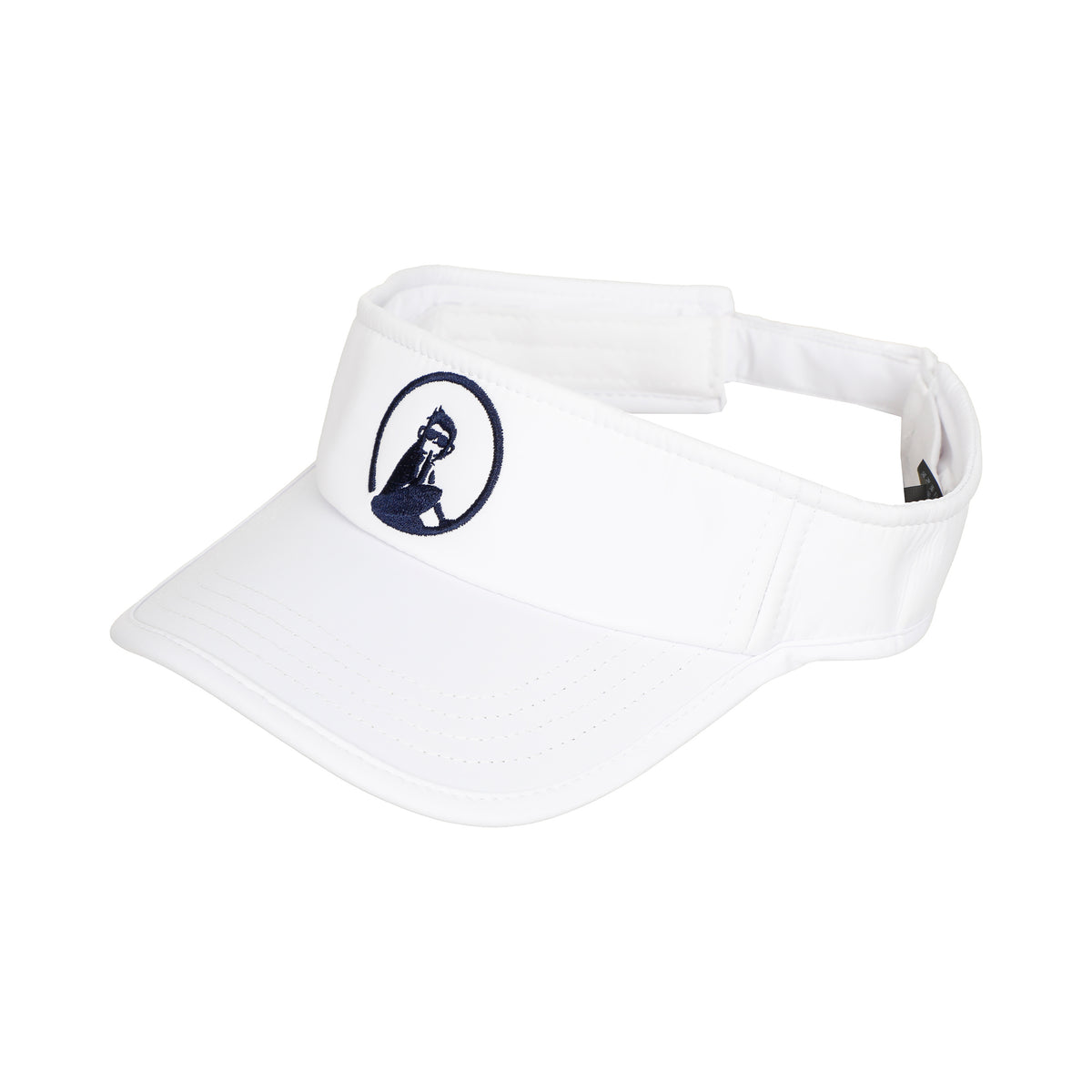 Quiet Please Court Visor Visière-Blanc,Noir