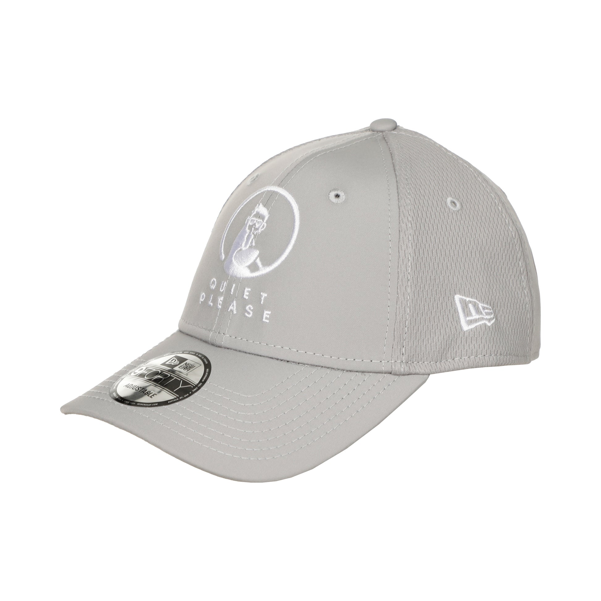 Quiet Please New Era Core 9 Forty Casquette-Gris,Blanc