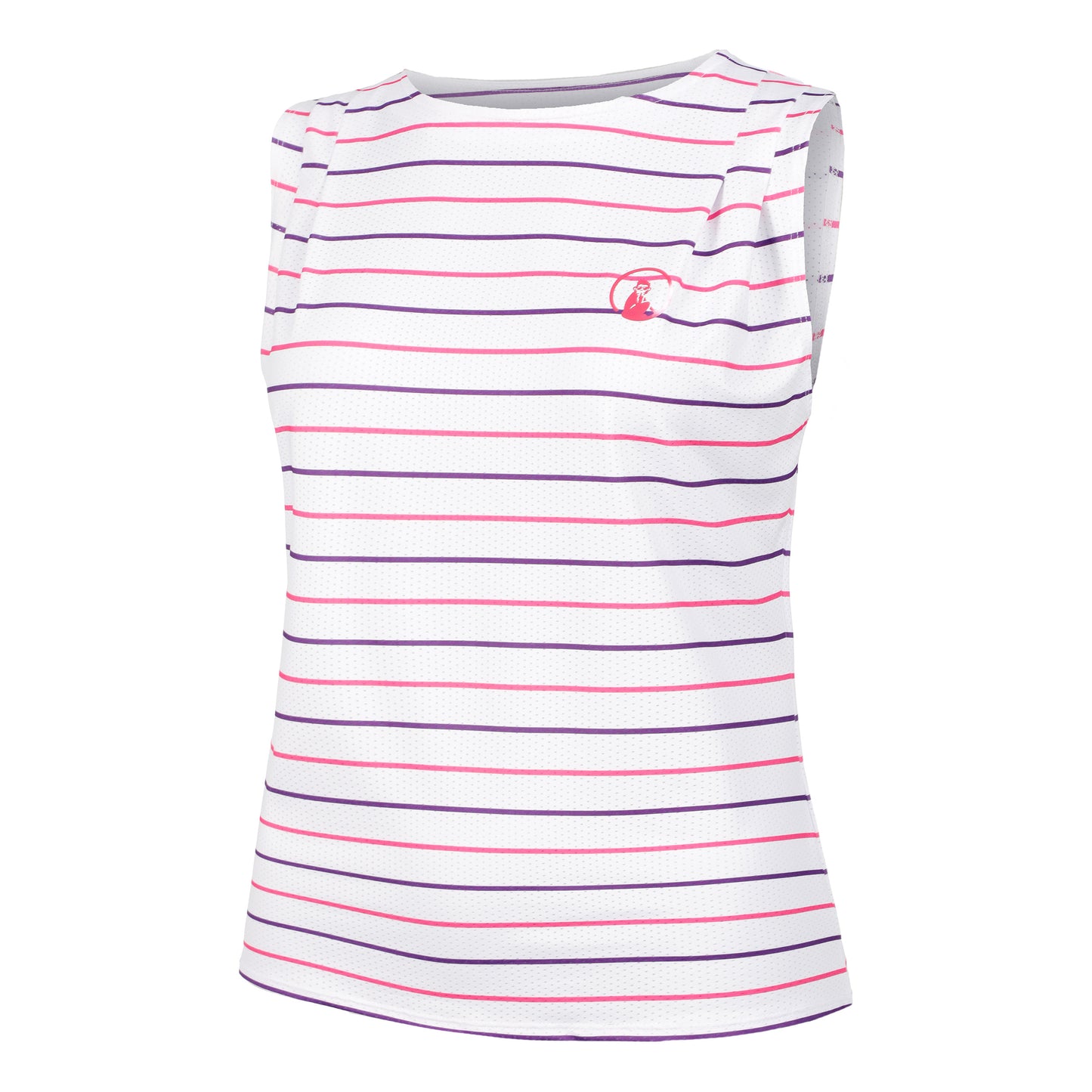 Quiet Please Poach Débardeur tank top Femmes - blanc, multicouleur
