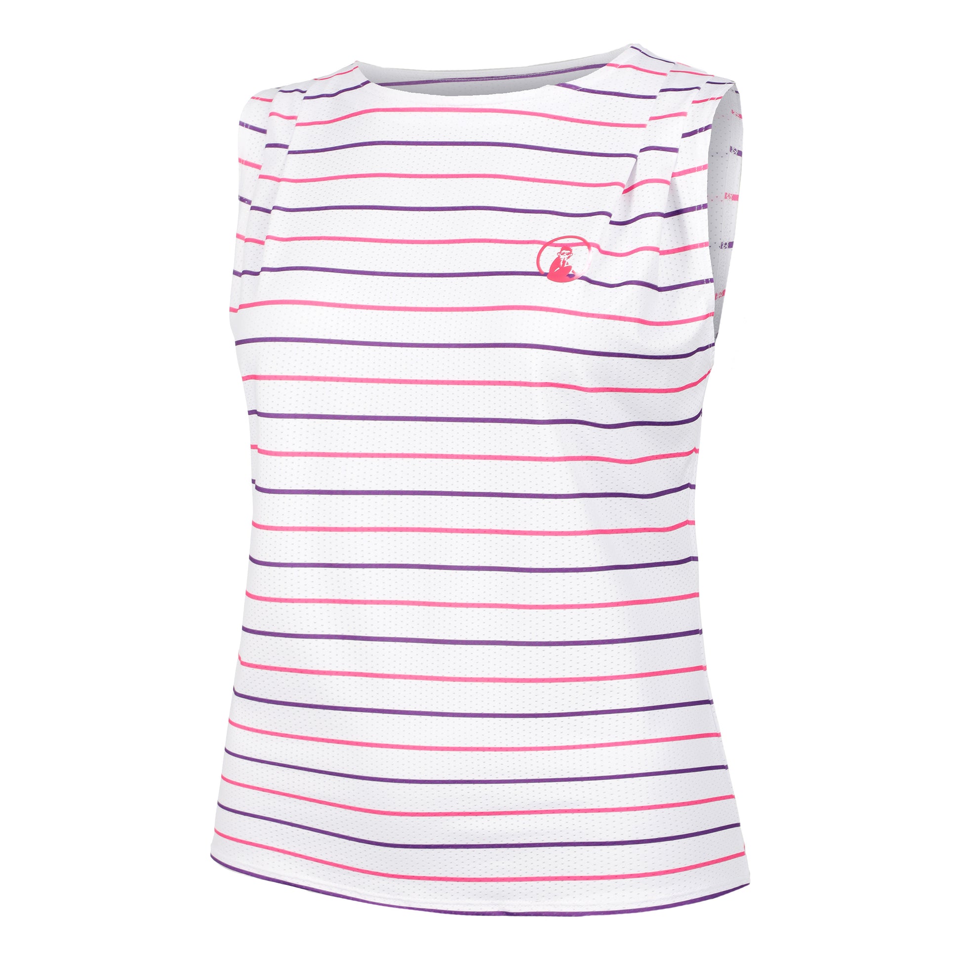 Quiet Please Poach Débardeur tank top Femmes - blanc, multicouleur