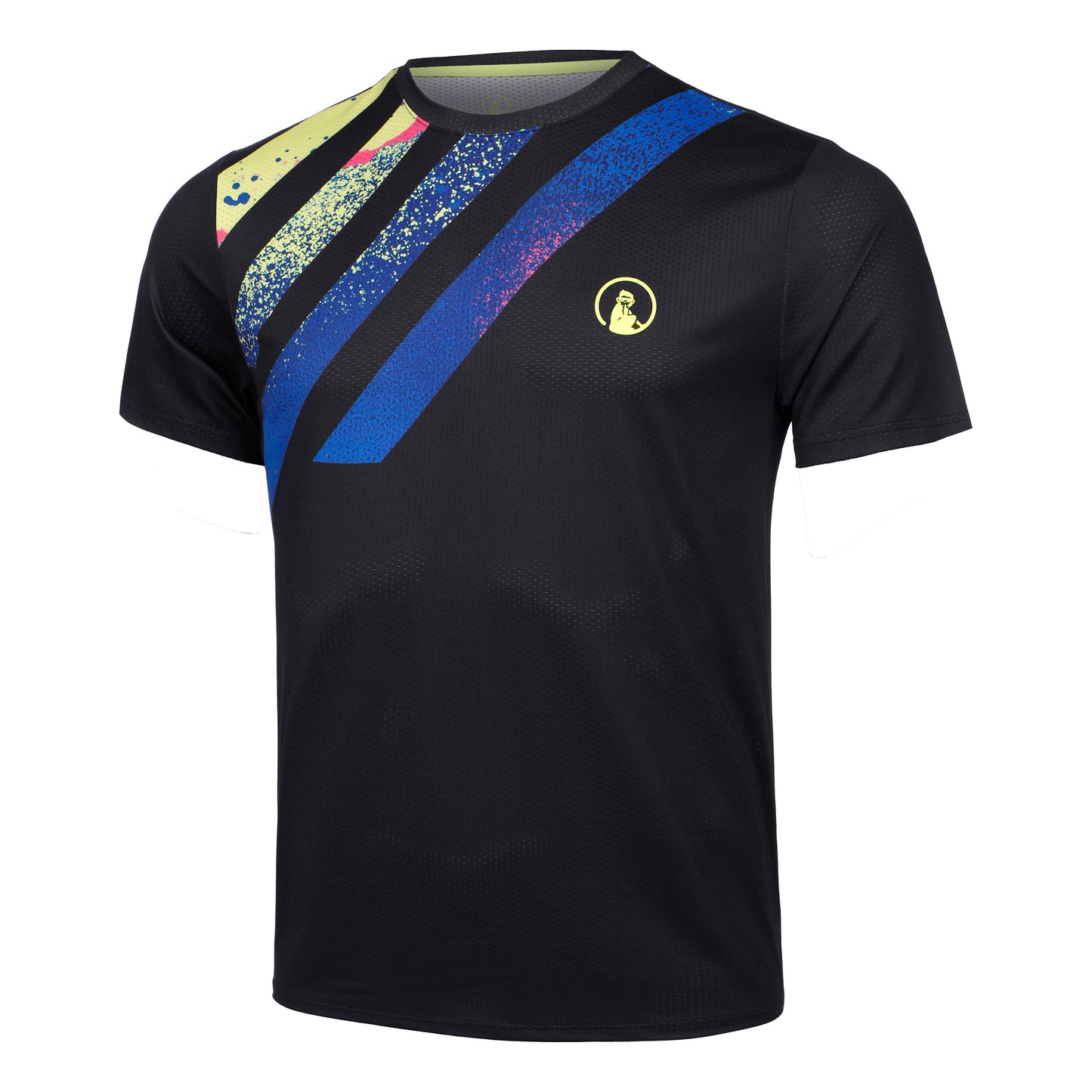 Quiet Please Retro Receiver T-shirt Hommes - noir, multicouleur
