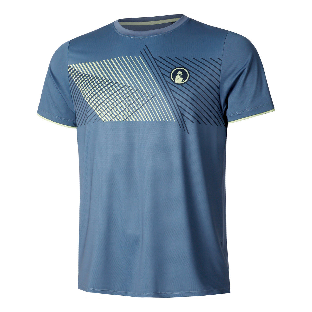 Quiet Please Perspectives Receiver T-shirt Hommes-Bleu