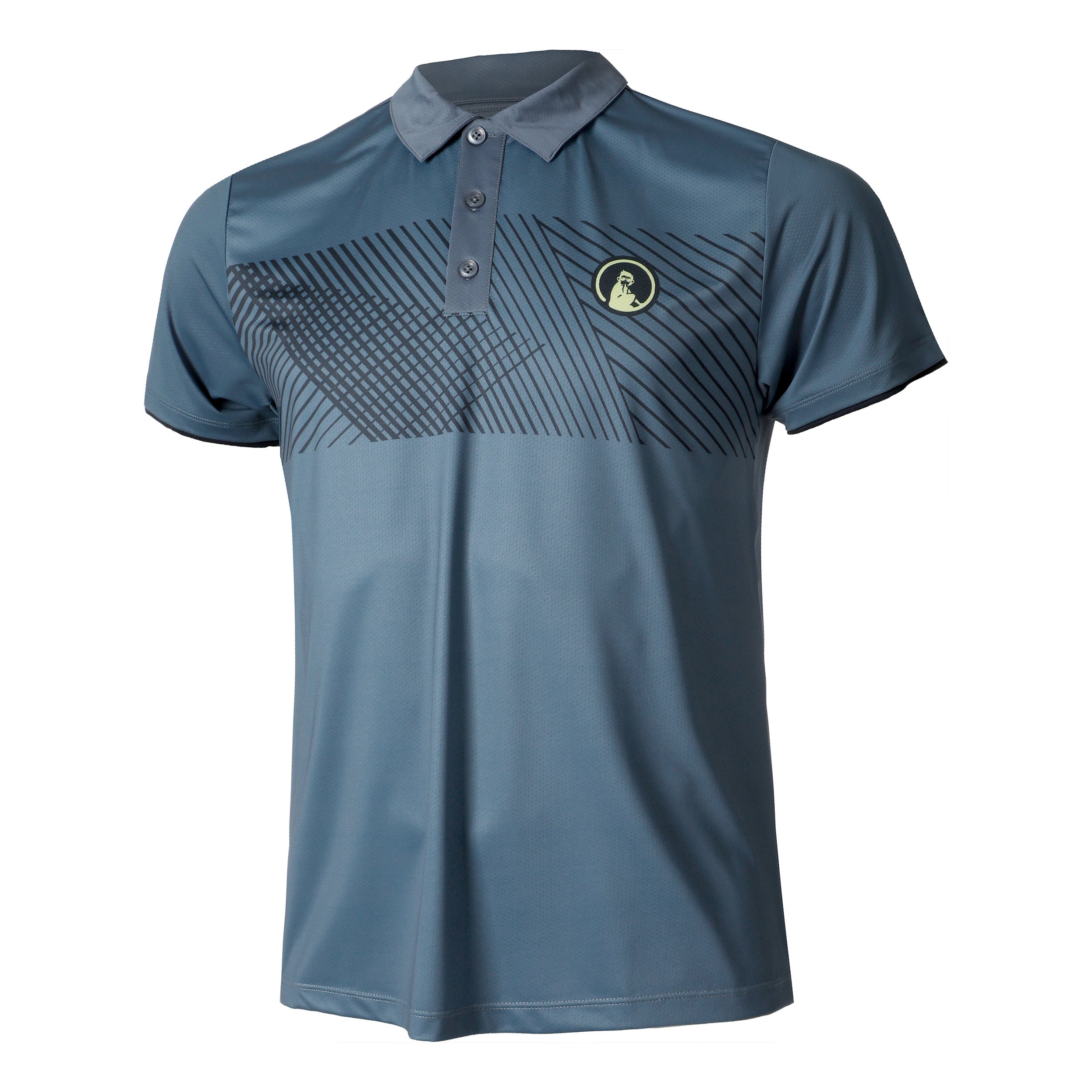 Quiet Please Perspectives Tournament Polo Hommes-Bleu