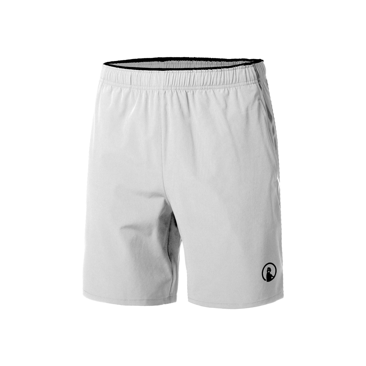 Quiet Please Sparkle Drop Shorts Hommes-Gris Clair