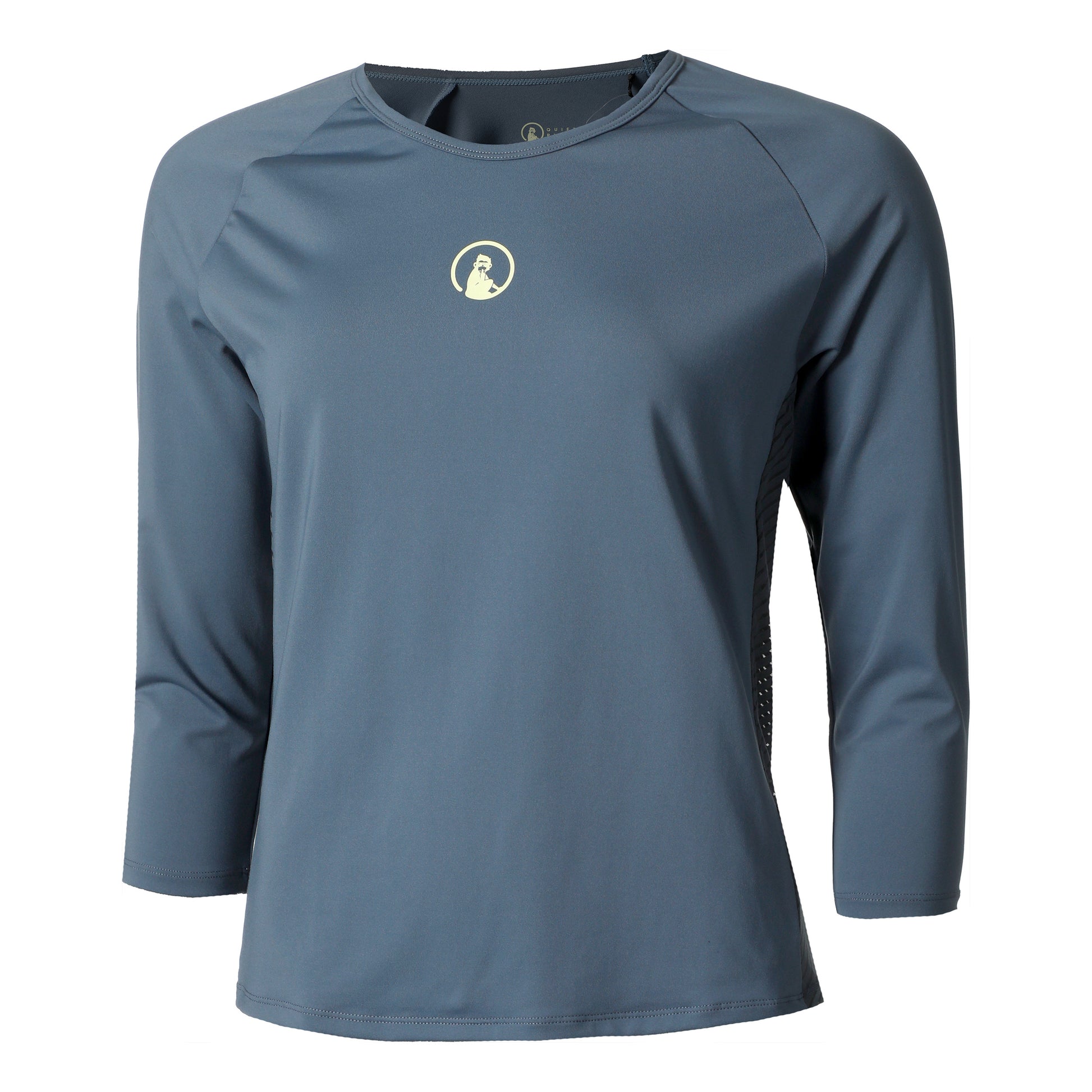 Quiet Please Stripes Haut manches longues Femmes - bleu,
