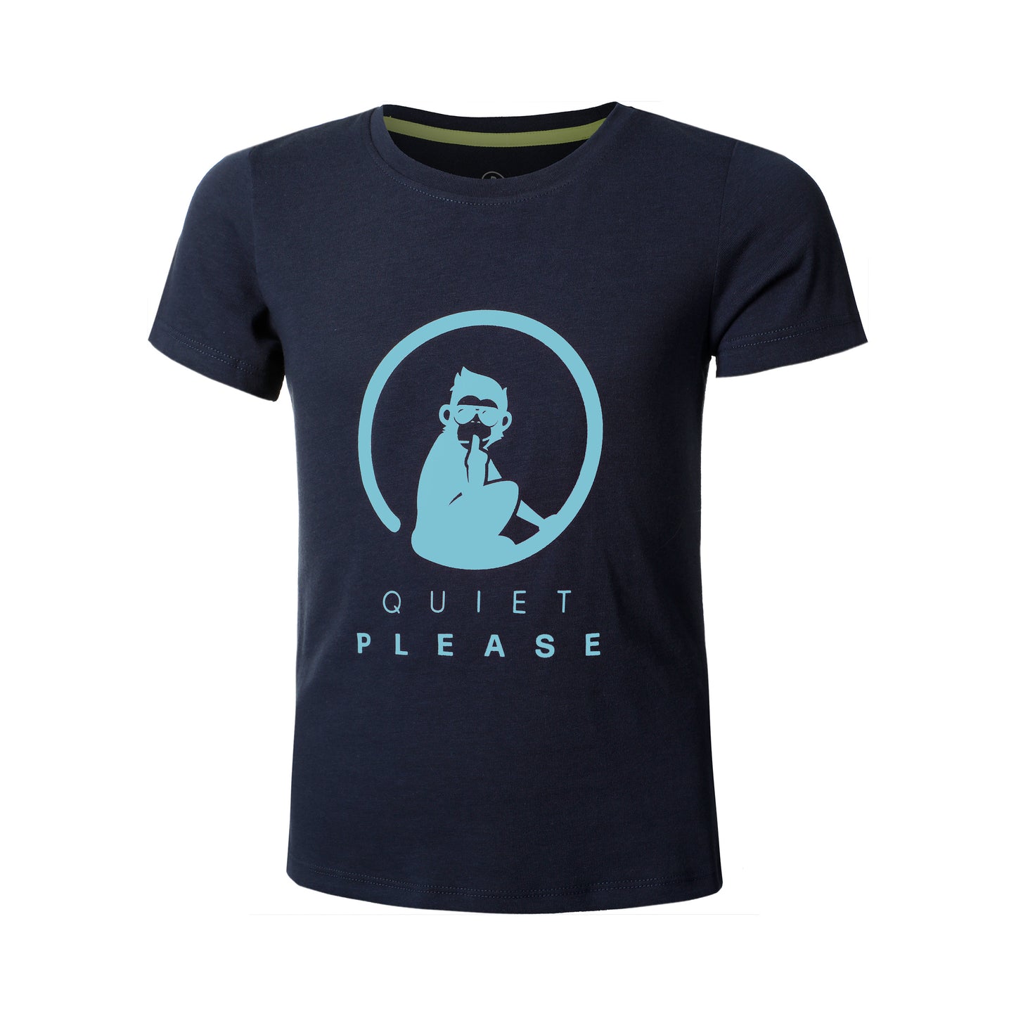 Quiet Please Advantage Logo T-shirt Garçons-Bleu Foncé