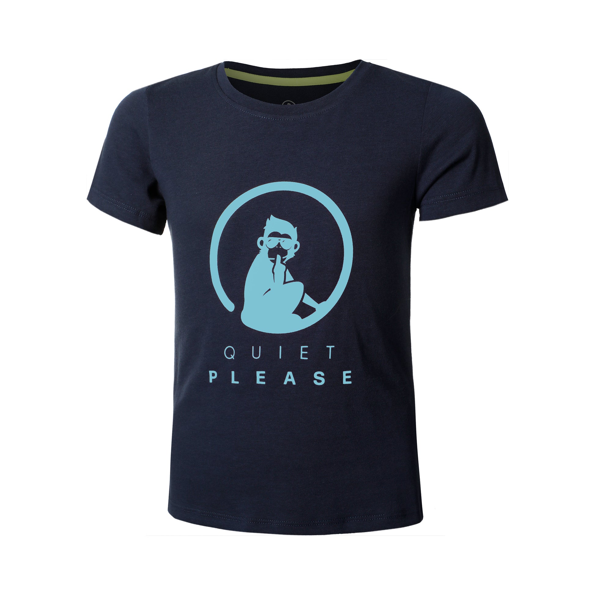 Quiet Please Advantage Logo T-shirt Garçons-Bleu Foncé
