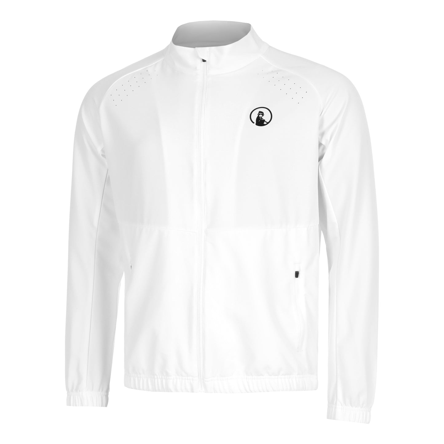Quiet Please Return Veste De Survêtement Hommes-Blanc
