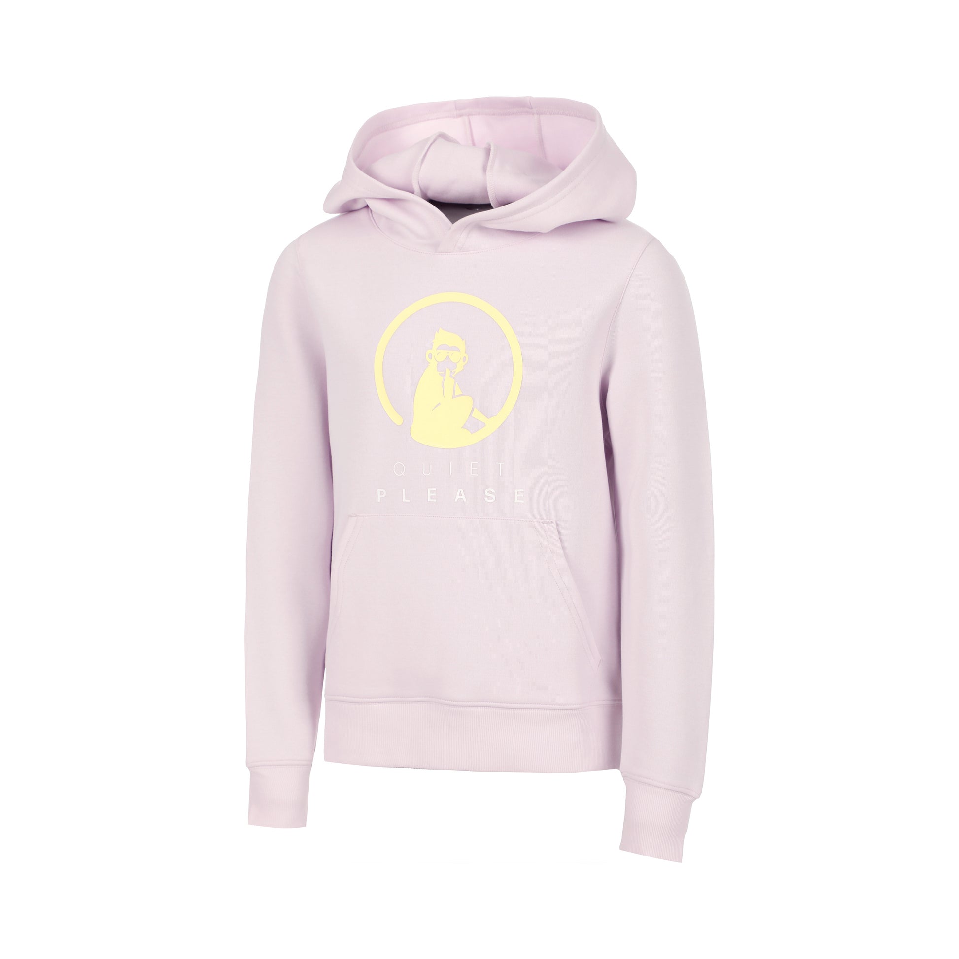 Quiet Please Crushaseline Logo Sweat à capuche Filles - lilas, jaune