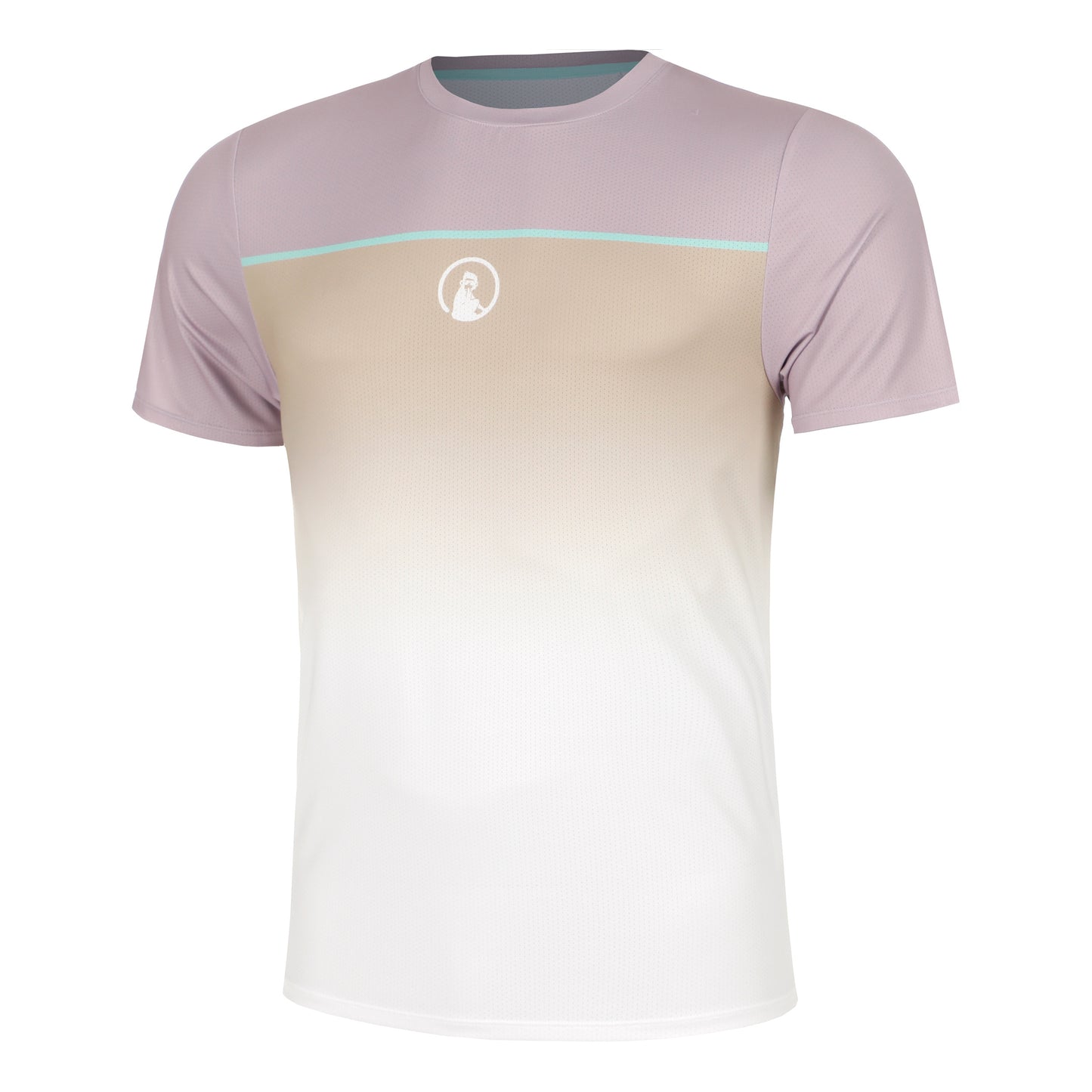 Quiet Please Mind Receiver Faded T-shirt Hommes-Violet,Multicouleur