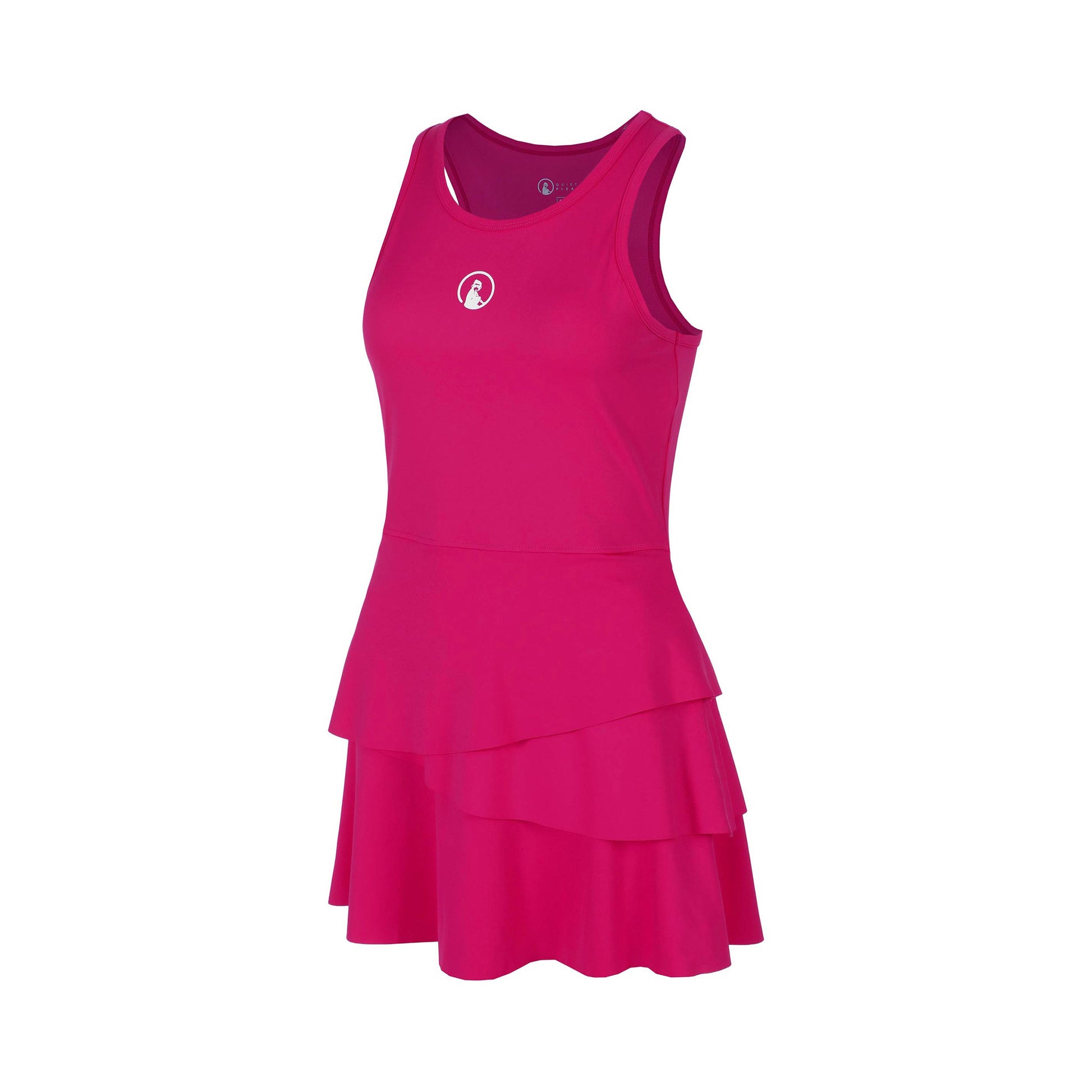 Quiet Please Create Flounce Robe Filles-Pink,Blanc