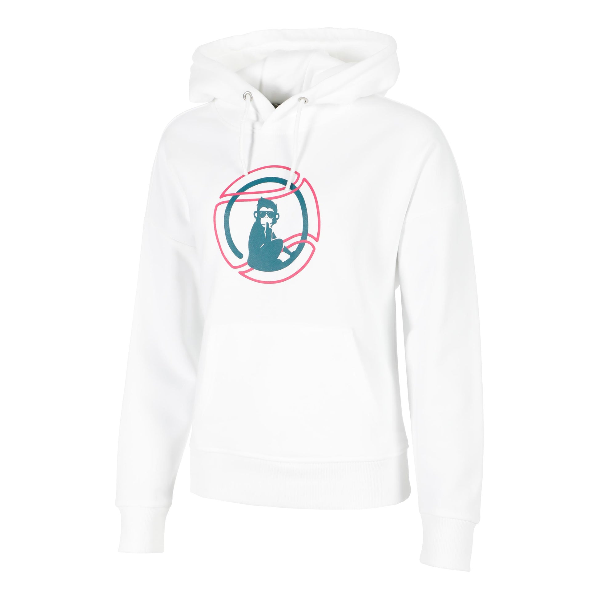 Quiet Please Create Sweat À Capuche Femmes-Blanc,Multicouleur