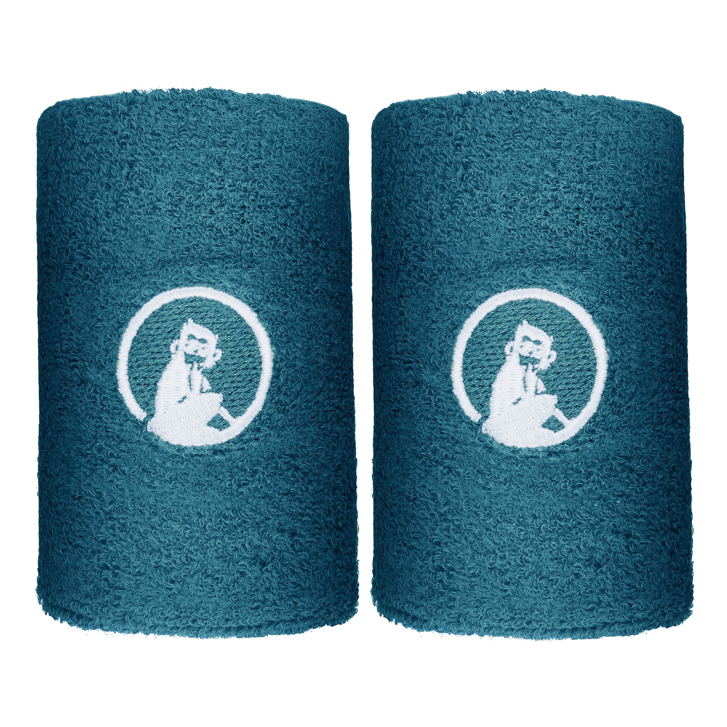 Quiet Please Poignet Pack de 2 unités long - bleu petrol