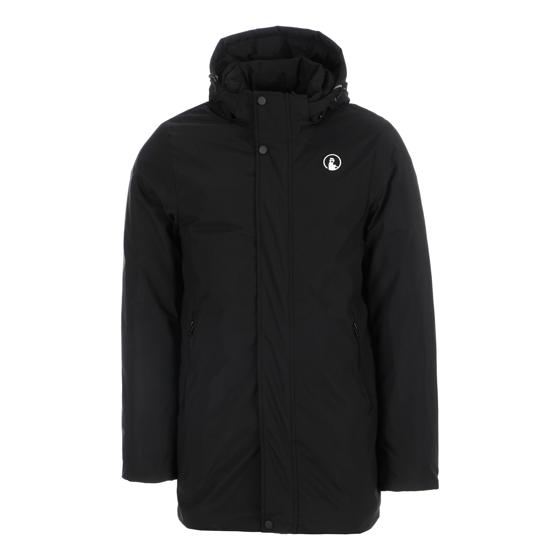Quiet Please Get Warm Outdoor-Jacke Unisex-noir