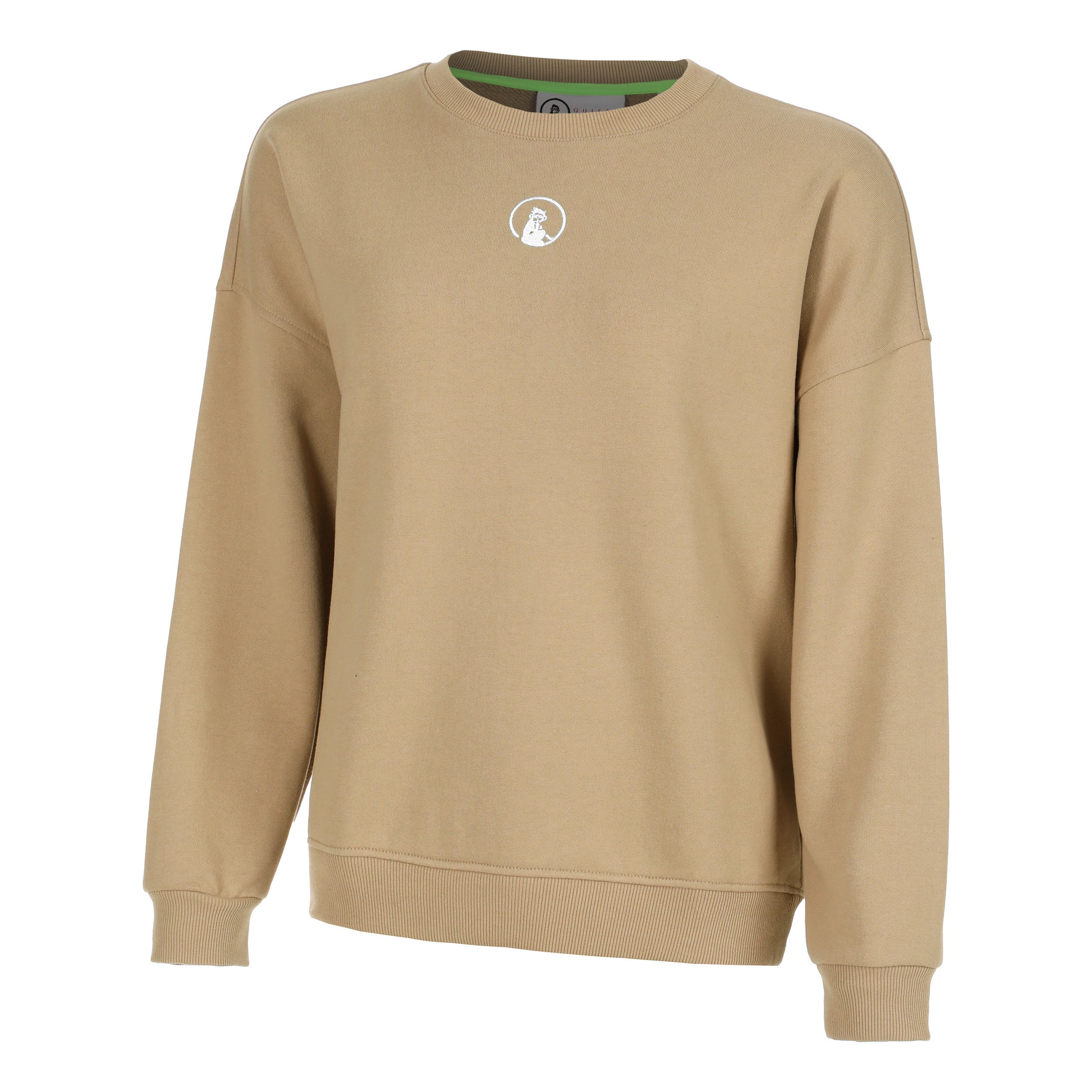 Quiet Please Wild Oversize Sweat-shirt Femmes-Beige