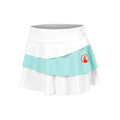 Wild Flounce Jupe Filles-Blanc,Turquoise