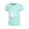 Wild Baseline Logo T-shirt Filles-Turquoise,Multicouleur
