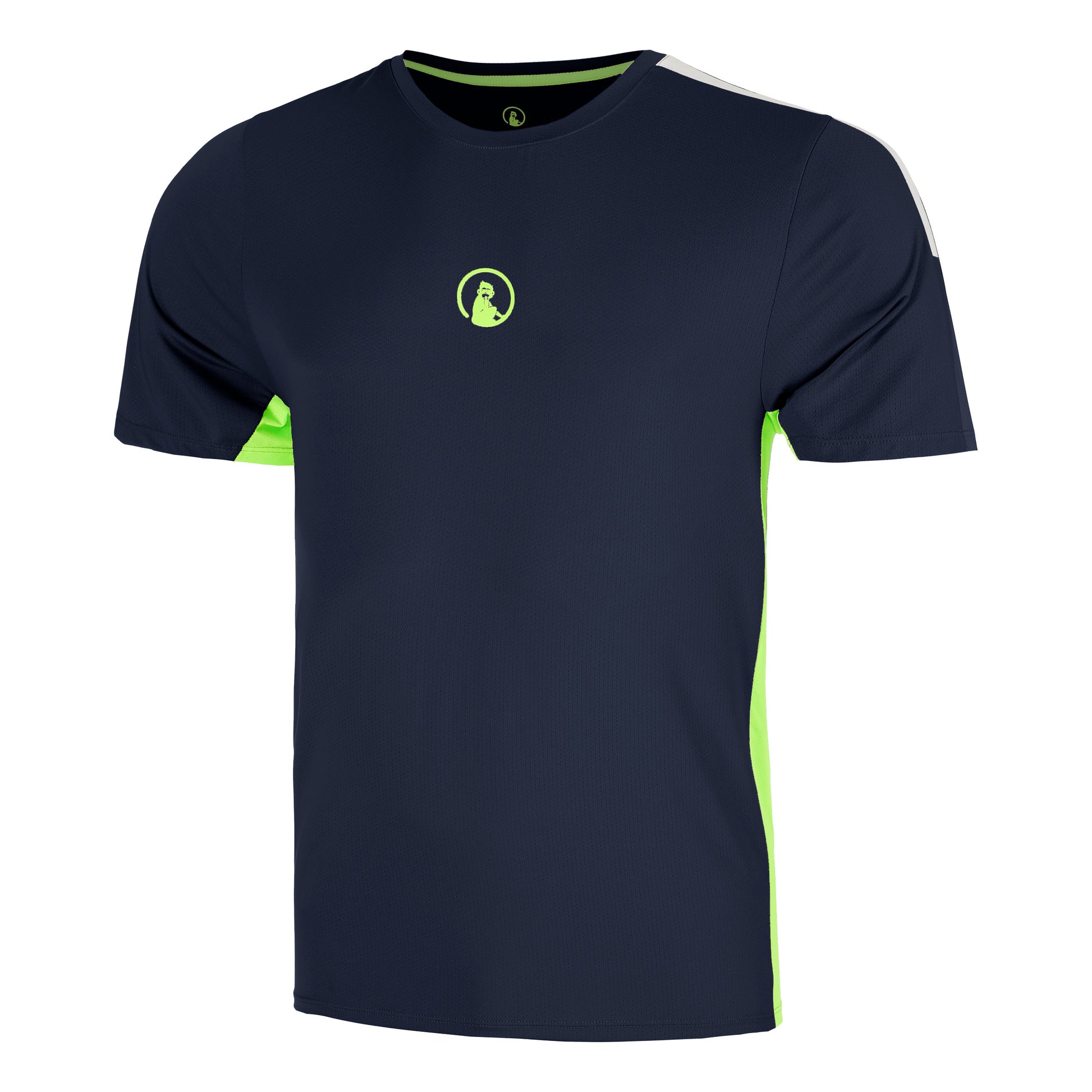 Quiet Please Wild Receiver Verti T-shirt Hommes-Bleu Foncé,Multicouleur