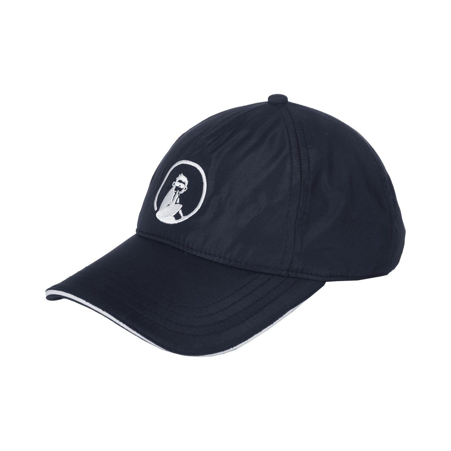 Quiet Please Court Casquette Enfants-Bleu Foncé,Blanc