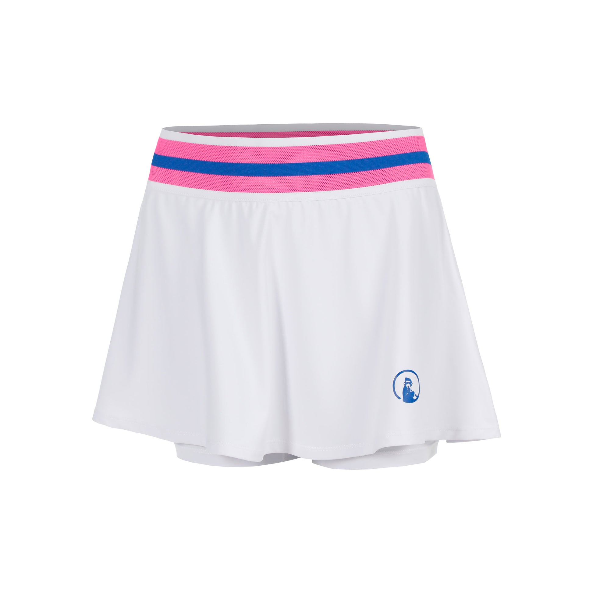 Quiet Please Bounce Jupe Filles - blanc, bleu