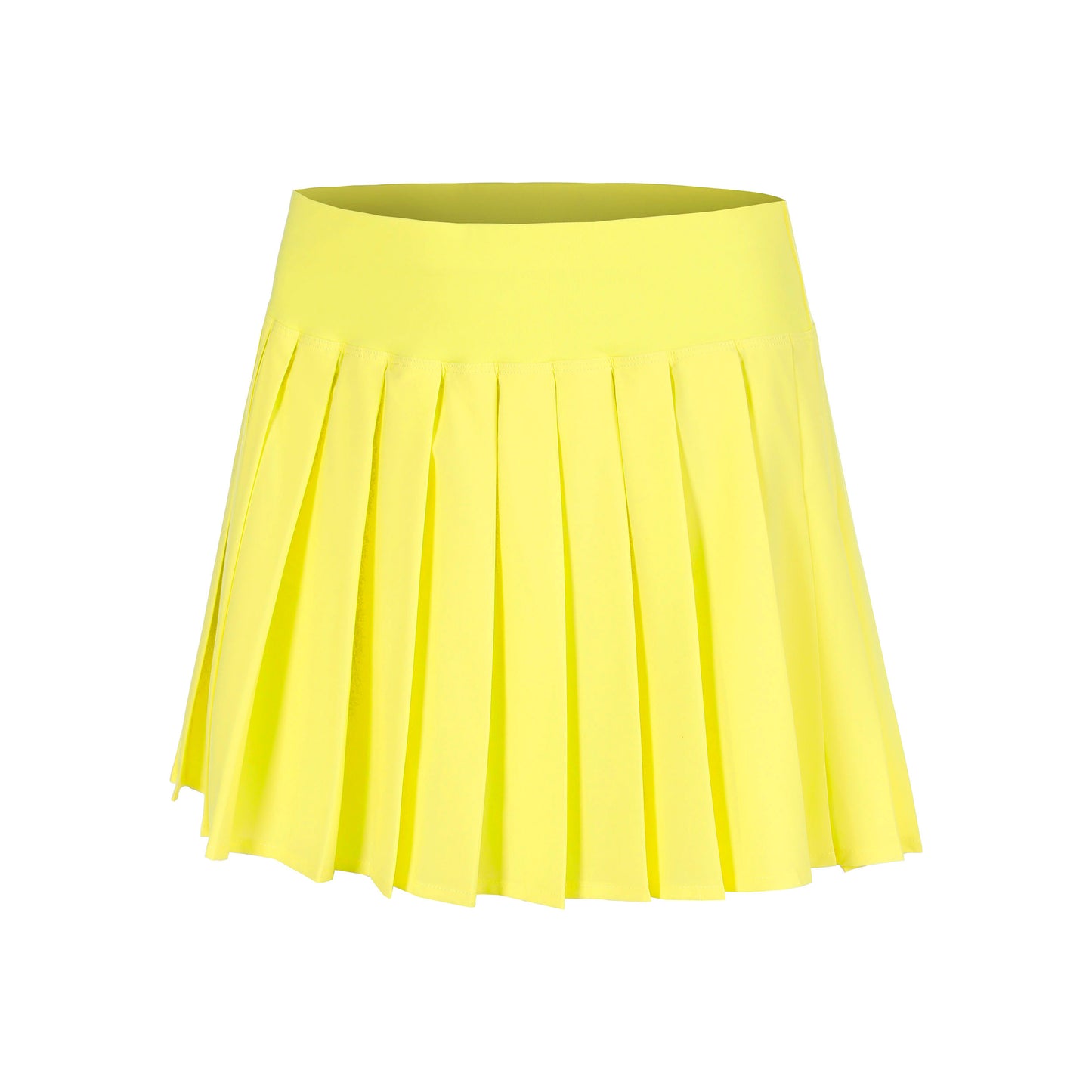 Quiet Please Love Pleated Jupe Filles - jaune, blanc