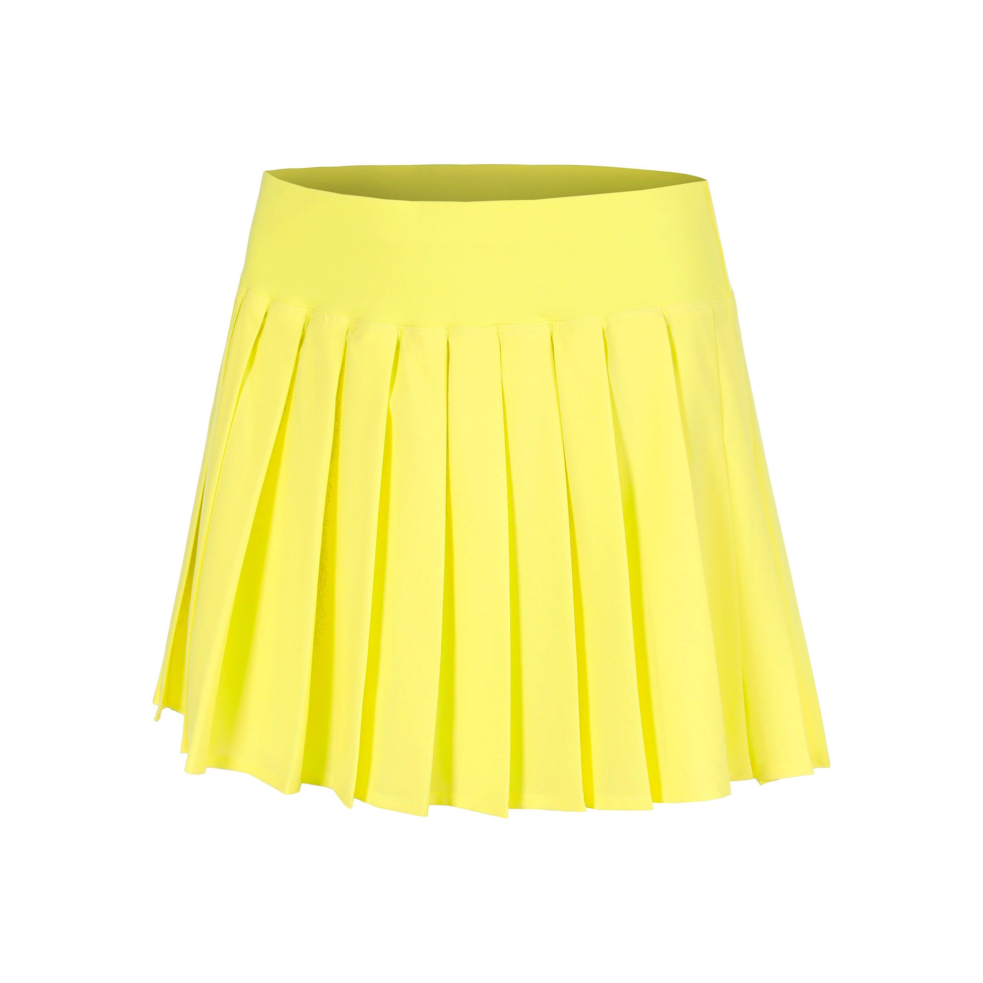 Quiet Please Love Pleated Jupe Filles - jaune, blanc