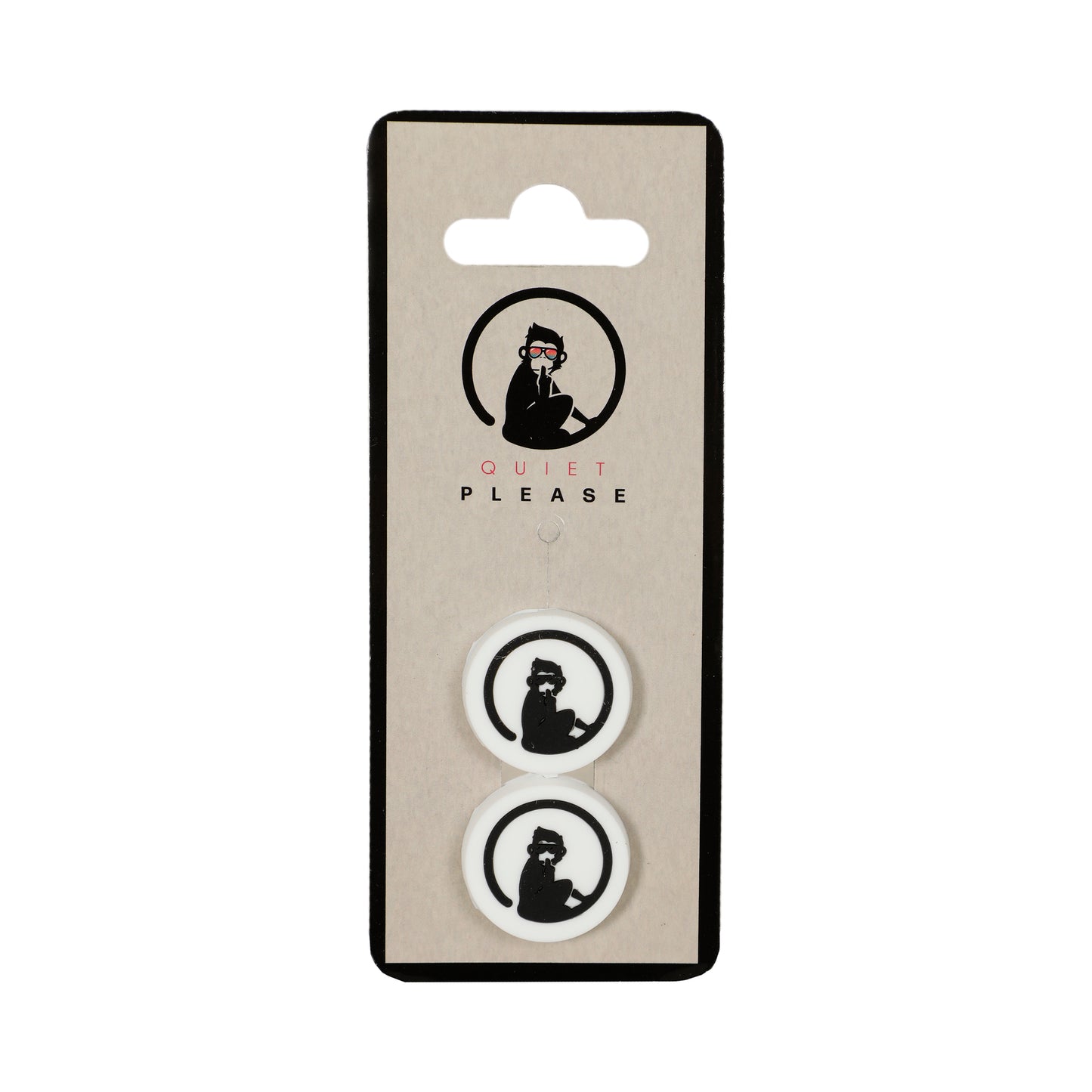 Quiet Please Antivibrateur Pack De 2 Unités-Blanc