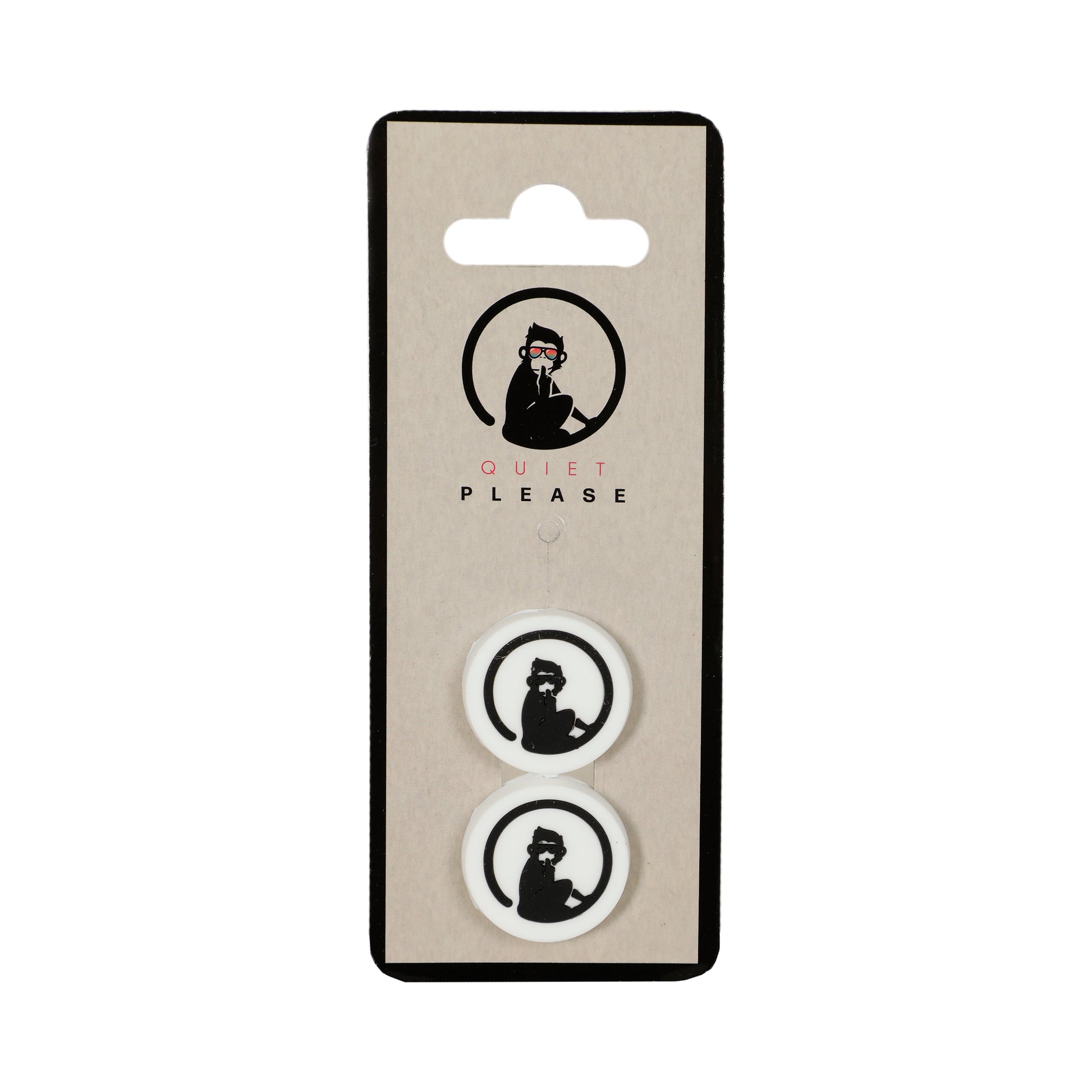 Quiet Please Antivibrateur Pack De 2 Unités-Blanc