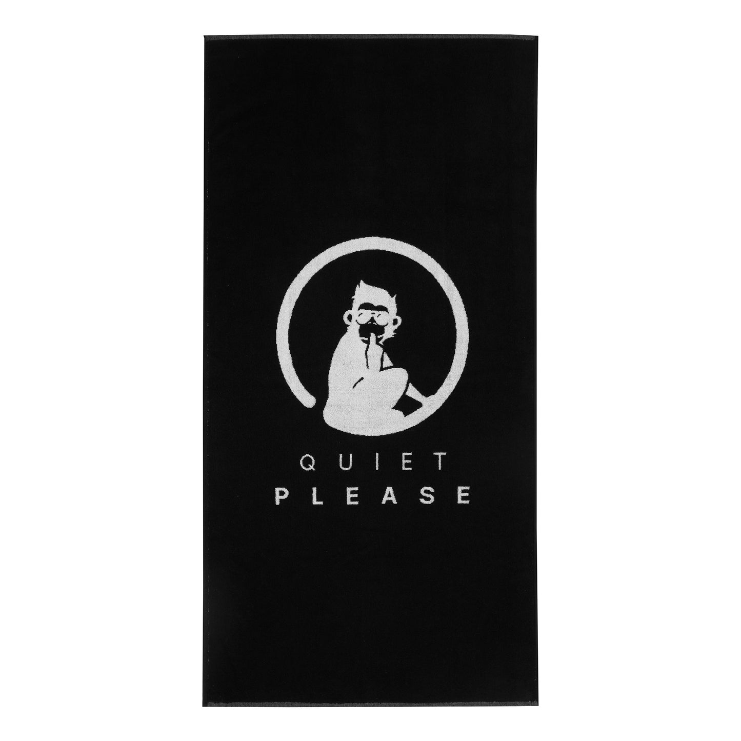 Quiet Please Performance 70x140cm Serviette-Noir
