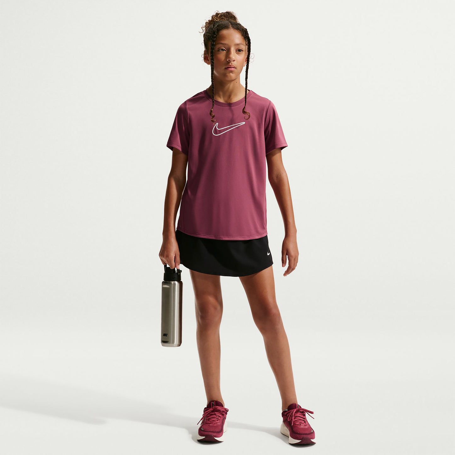 Nike Dri-FIT One T-shirt Enfants - mauve