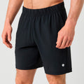 Ace Sports 8 Inch Shorts Hommes-noir, blanc