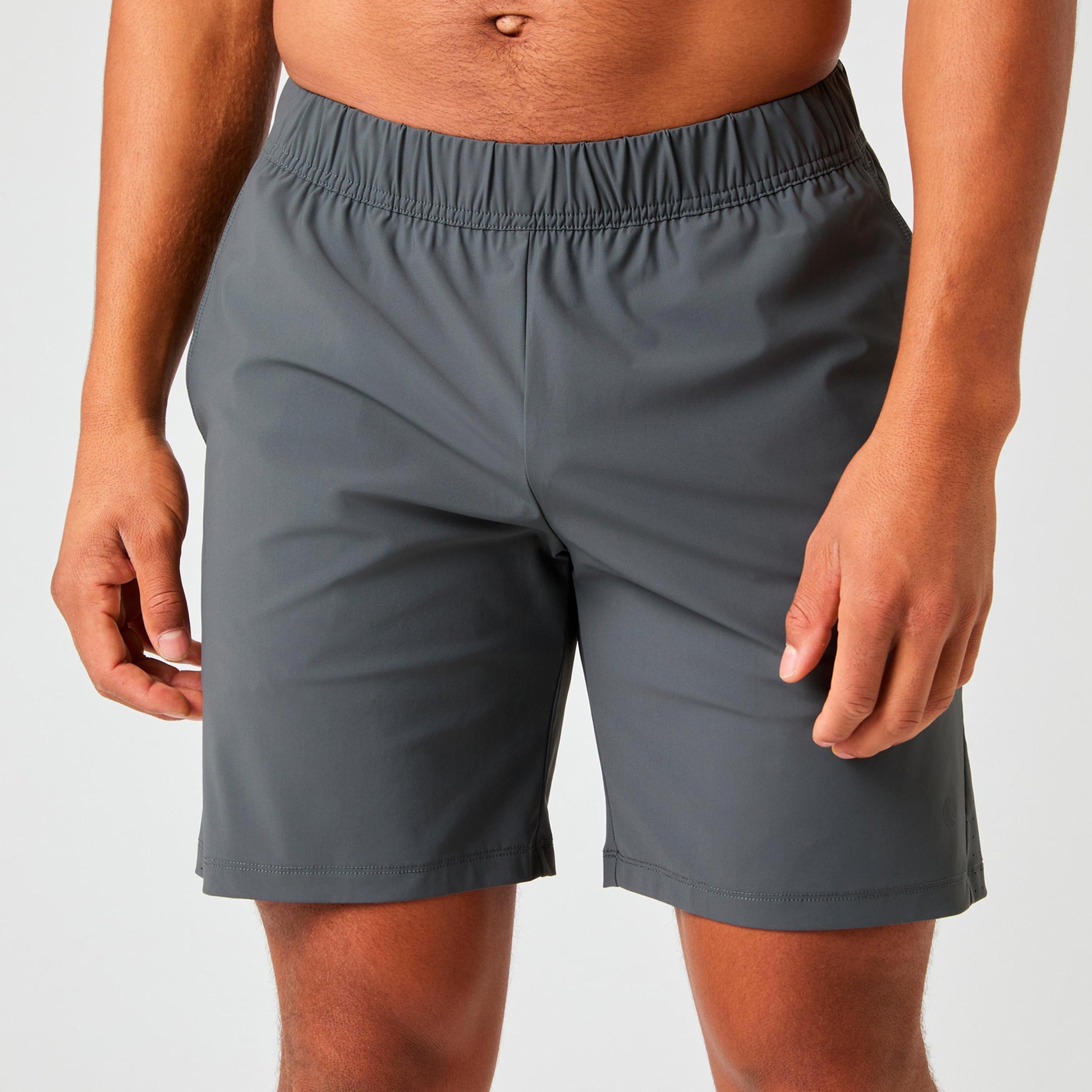 Björn Borg Ace Sports 8 Inch Shorts Hommes-gris foncé, blanc