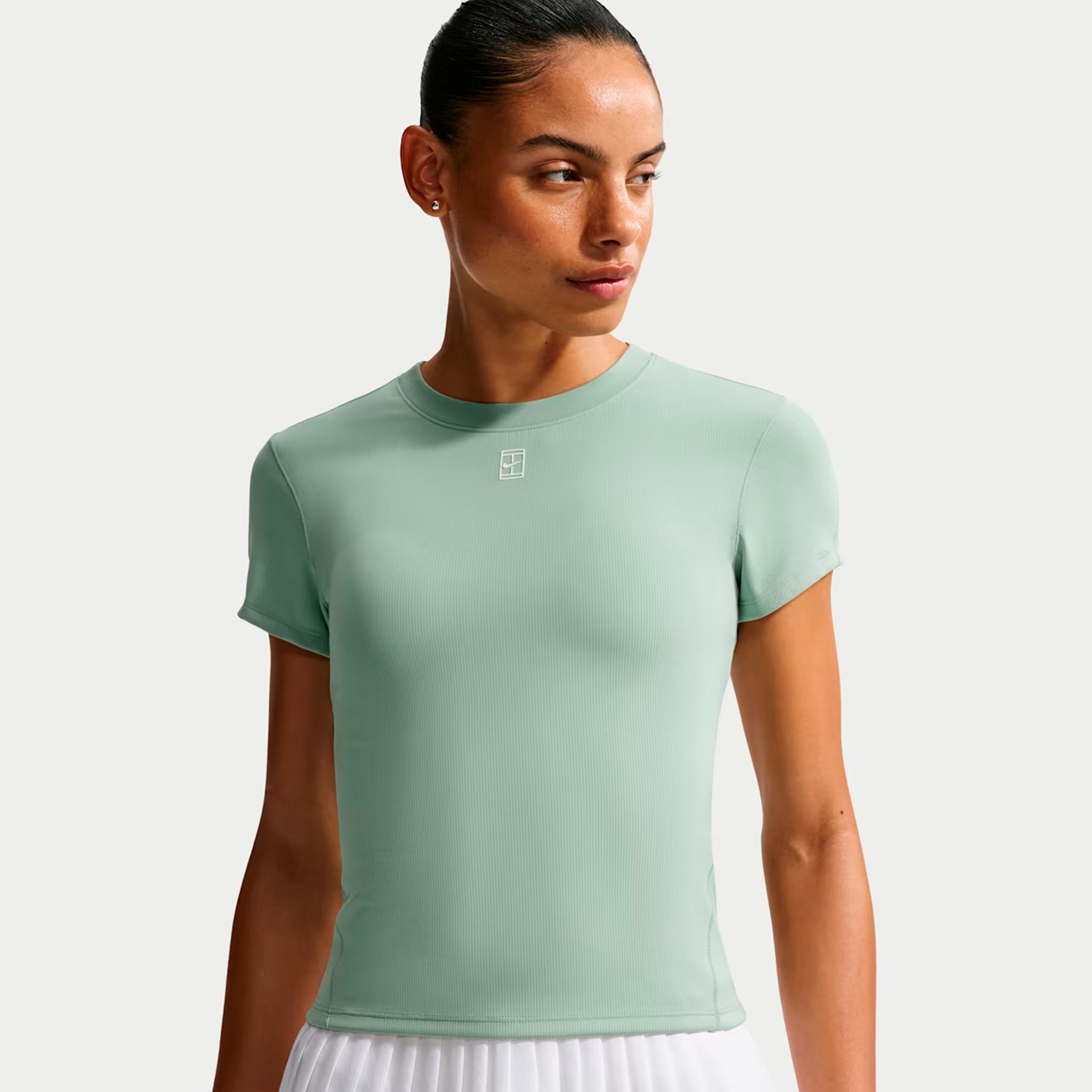 Nike Court Dri-FIT Advantage T-shirt Femmes - blanc cassé, blanc