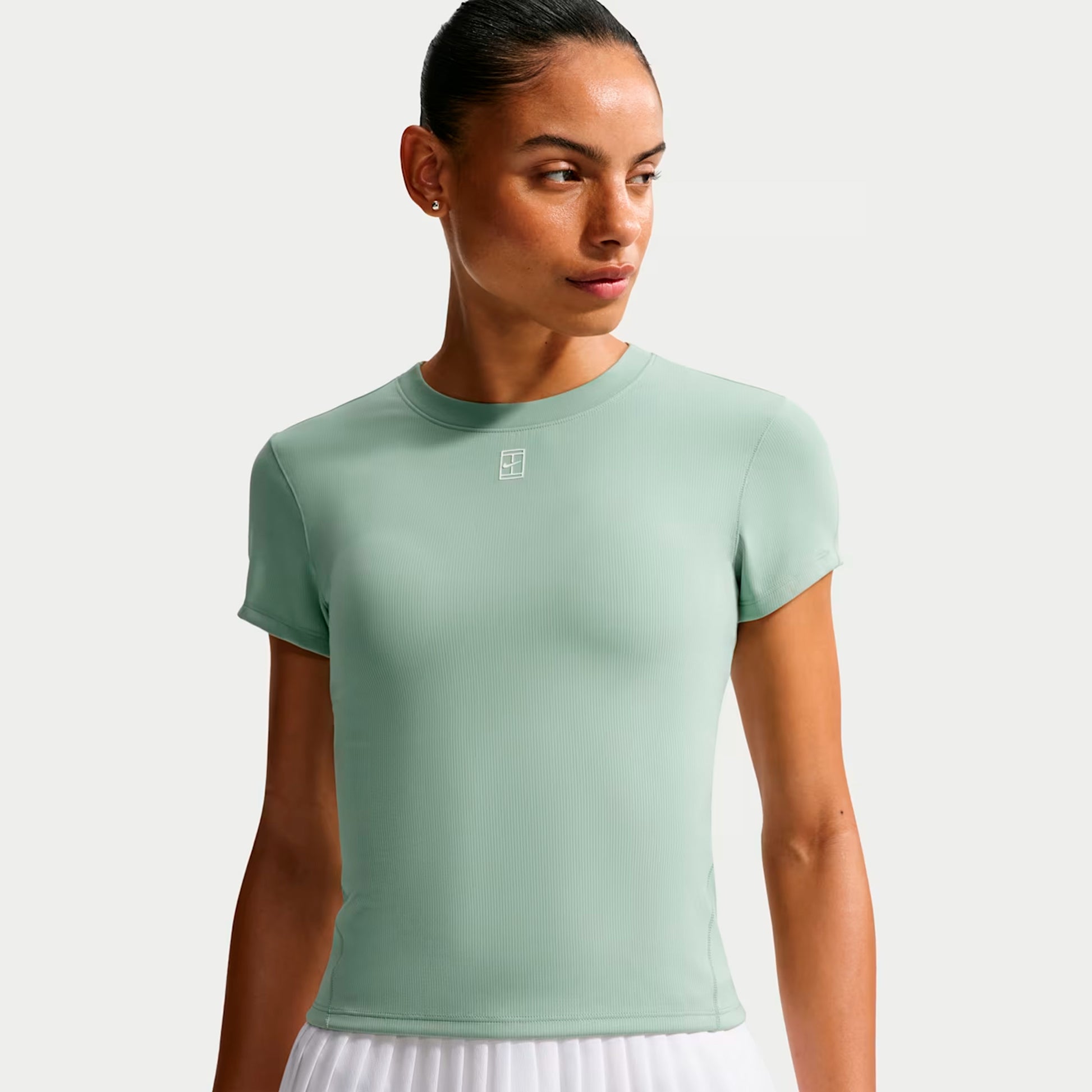 Nike Court Dri-FIT Advantage T-shirt Femmes - blanc cassé, blanc