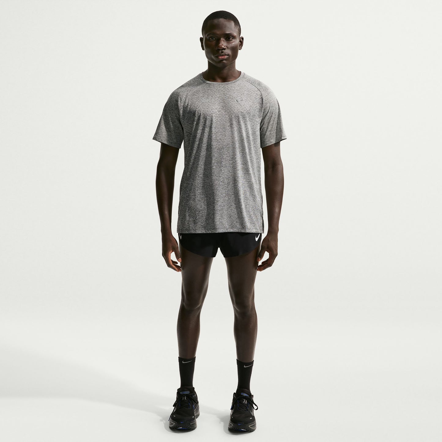 Nike Stride  Maillot de course Hommes - gris, argent