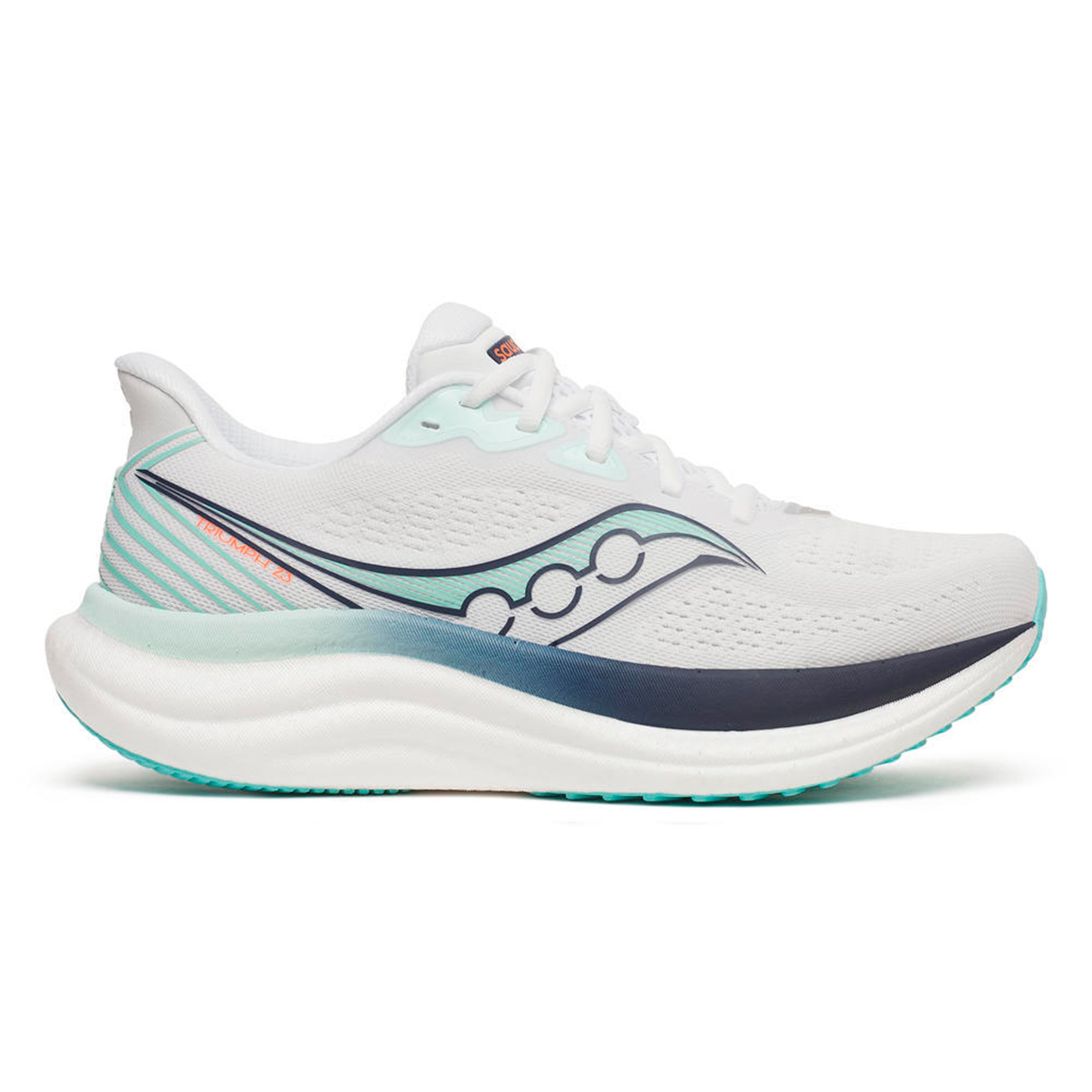 Saucony Triumph 23 Chaussure de running sans stabilisateurs Femmes - blanc, menthe
