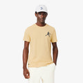 T-shirt & Cap Hommes - beige, blanc