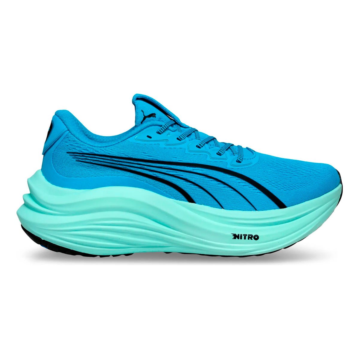 Puma MagMax Nitro Chaussure de running sans stabilisateurs Hommes - bleu, mint
