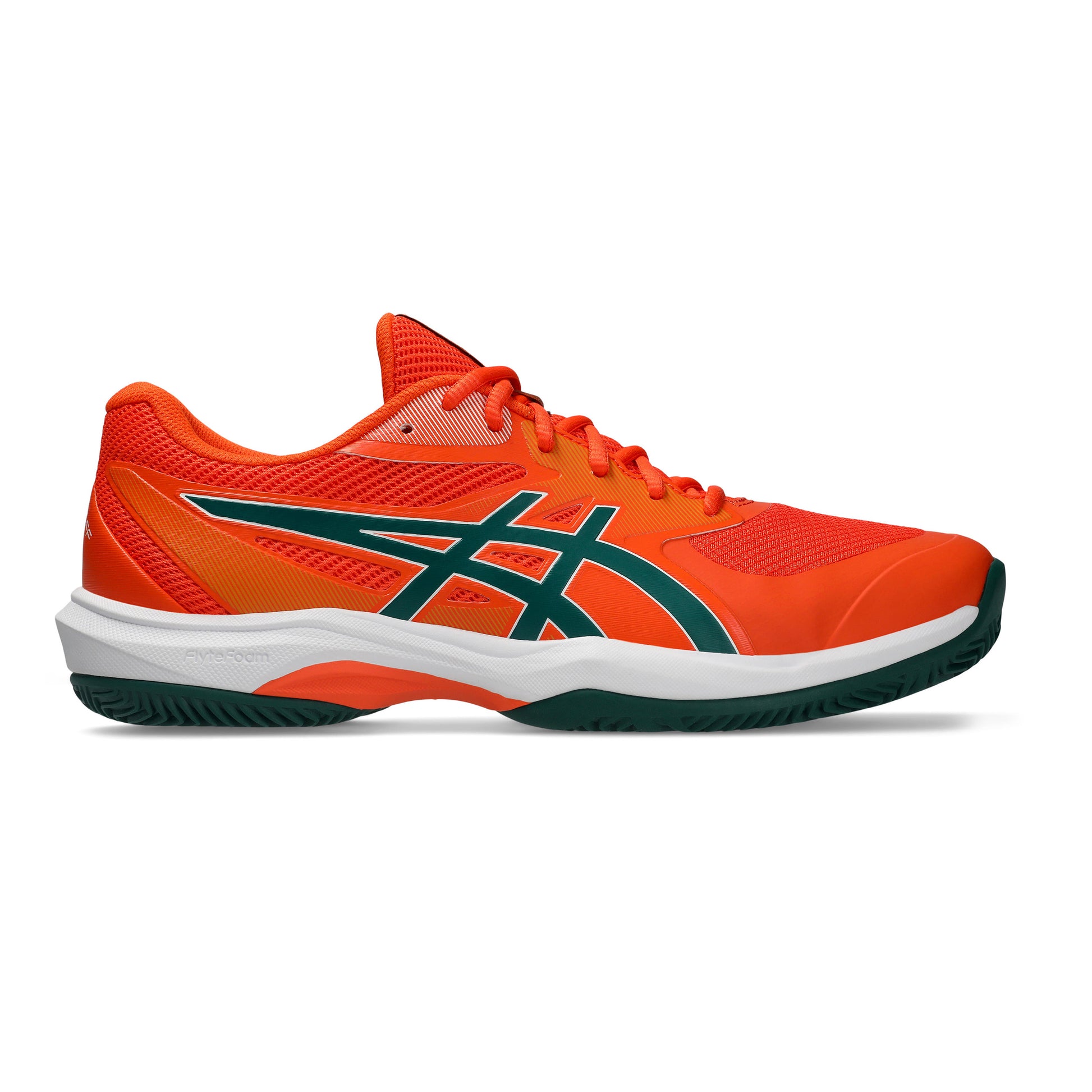 ASICS Game FF Chaussures padel Hommes - orange fluo, vert foncé