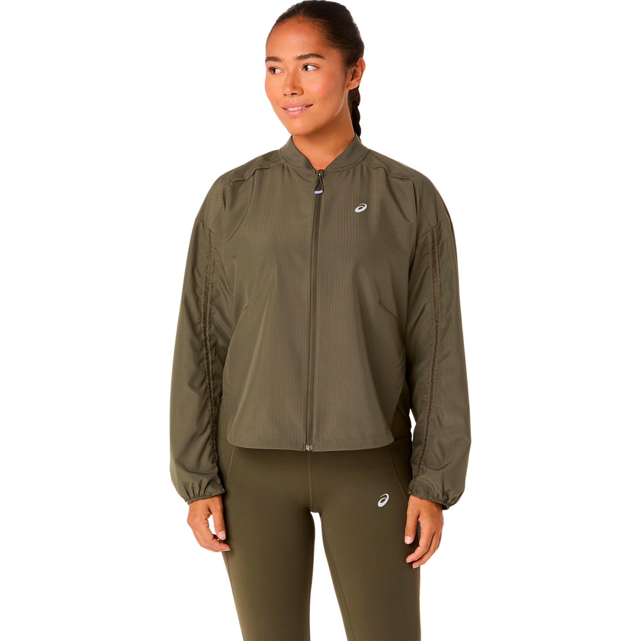 ASICS Nagino Run Adjustable Veste running Femmes-vert