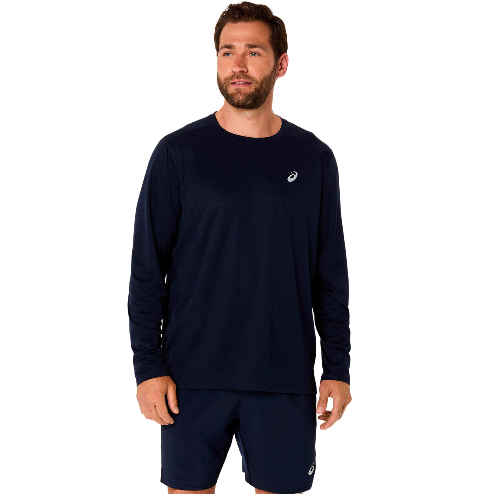 ASICS Core Maillot de course Hommes-bleu foncé