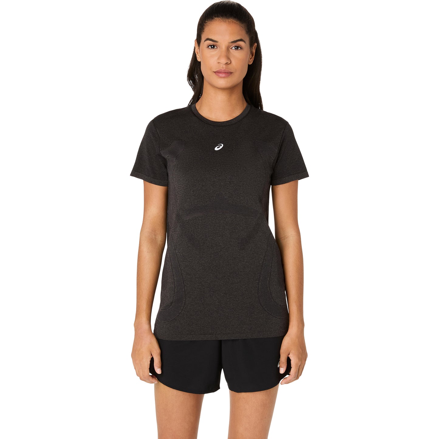 ASICS Road Seamless  Maillot de course Femmes - noir, gris foncé