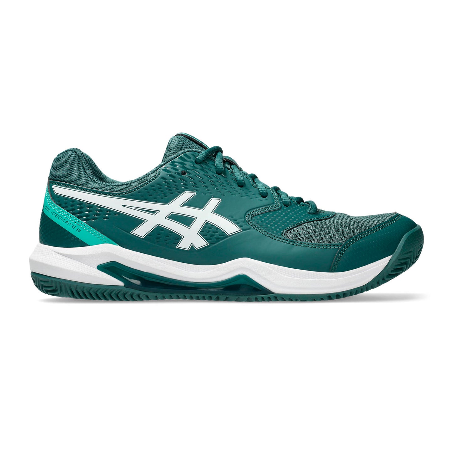 ASICS Gel-Dedicate 8 Chaussure terre battue Hommes - bleu petrol, turquoise