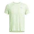 Tech Textured T-shirt Hommes-vert, gris