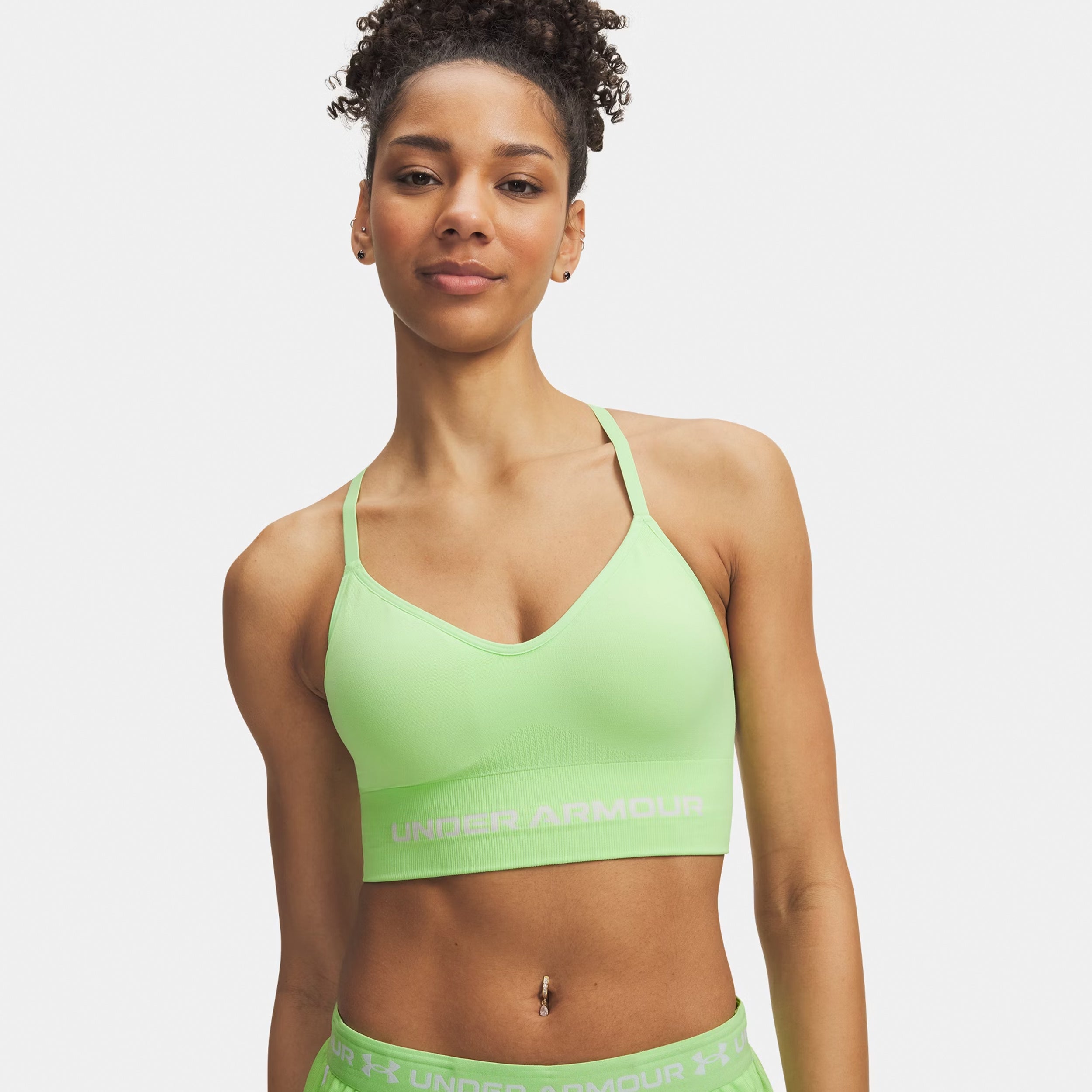 Under Armour Vanisheamle Low Soutien-gorge sport Femmes-vert foncé