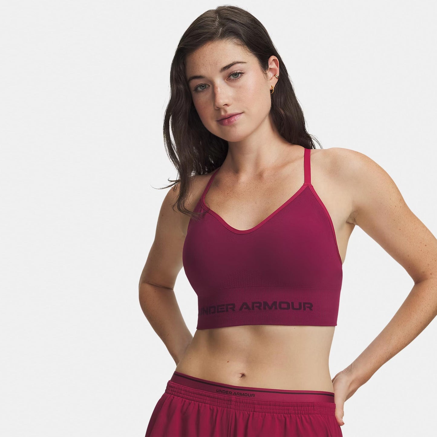 Under Armour Vanisheamle Low Soutien-gorge sport Femmes - rouge, rouge foncé