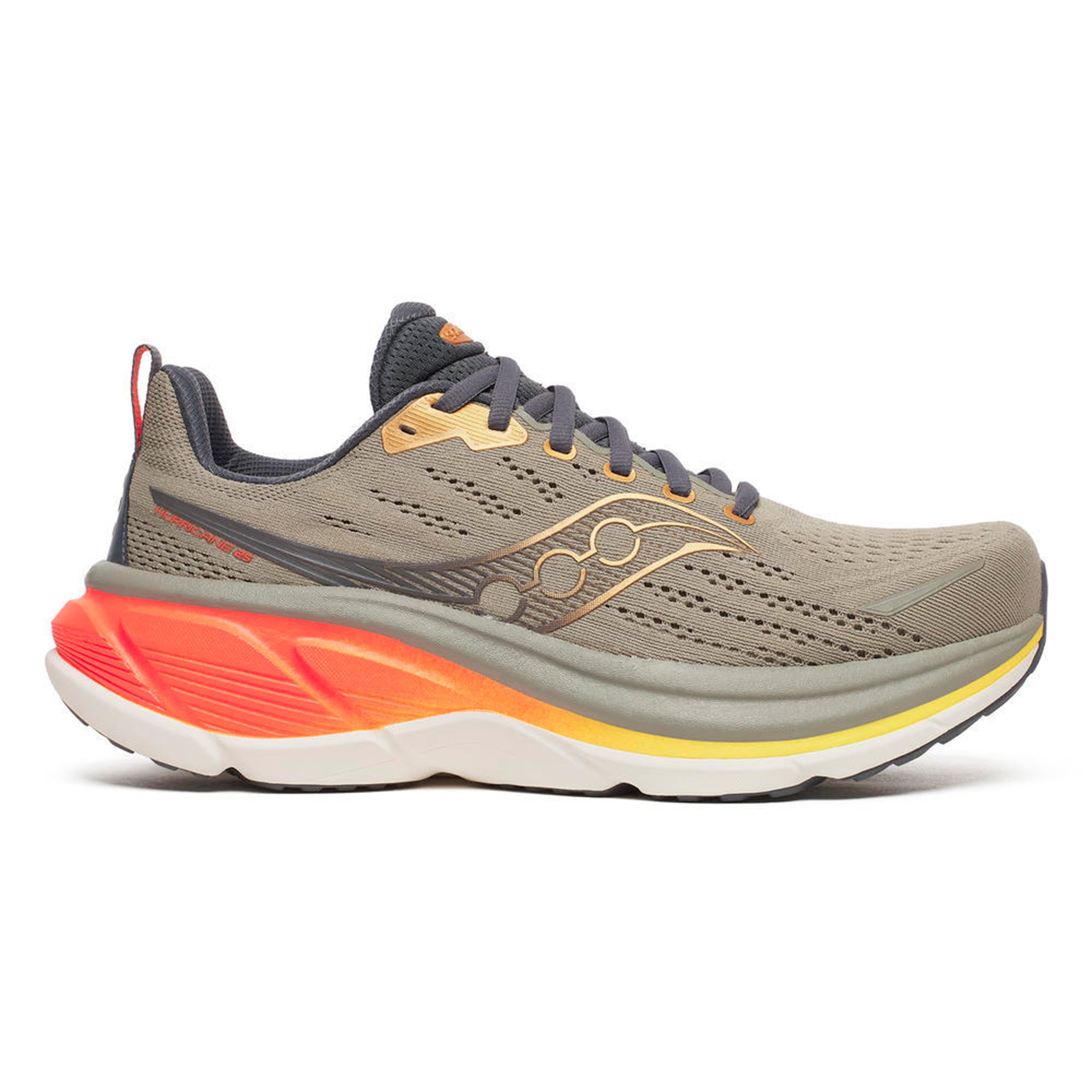 Hurricane 25 Chaussure de running avec stabilisateurs Hommes-kaki